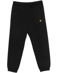 Carhartt - Chase Logo-Embroidered Elasticated Track Pants - Lyst
