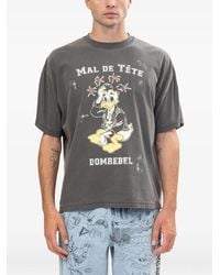 DOMREBEL - Graphic-Print Cotton T-Shirt - Lyst