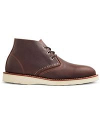 Red Wing - Work Chukka Leather Boots - Lyst