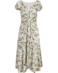 Cinq À Sept - Walker Floral-print Midi Dress - Lyst
