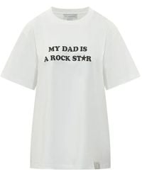 Stella McCartney - T-Shirt En Coton À Slogan Imprimé - Lyst