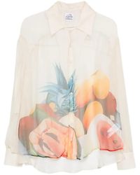 Donde Esteban - Chemise À Imprimé Fruit - Lyst