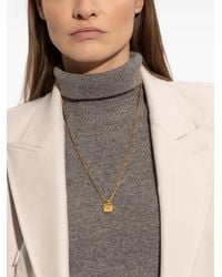 Balenciaga - Square Pendant Necklace - Lyst