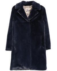 Herno - Faux-Fur Belted Coat - Lyst