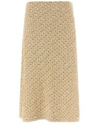 Fabiana Filippi - Sequin Tweed Midi Skirt - Lyst