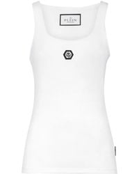 Philipp Plein - Logo-Appliqué Tank Top - Lyst