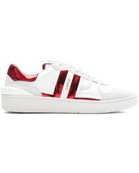 Lanvin - Clay Stripe Low-Top Sneakers - Lyst