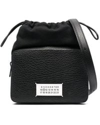 Maison Margiela - '5Ac Camera Medium' Crossbody Bag With Patch Logo - Lyst