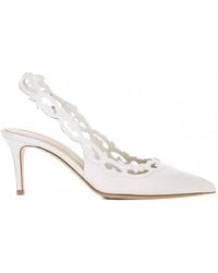 Gianvito Rossi - Cut-Out Slingback Pumps - Lyst