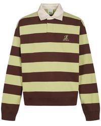 Agolde - Gestreiftes RSVP Rugby Poloshirt - Lyst