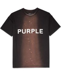 Purple Brand - T-shirt Met Logoprint - Lyst