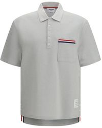Thom Browne - Chest-Pocket Polo Shirt - Lyst