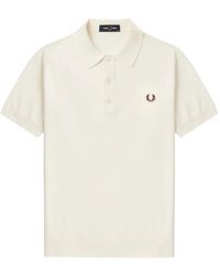 Fred Perry - Polo Con Ricamo Corona Di Alloro - Lyst