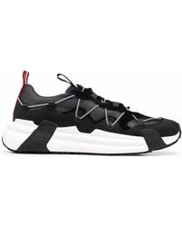 Moncler - Compassor Mesh-trimmed Nubuck And Suede Sneakers - Lyst