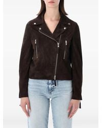 SWD by S.w.o.r.d. - Biker Suede Jacket - Lyst