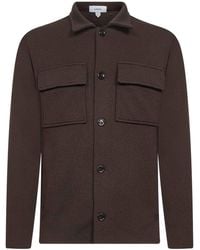 Lardini - Virgin Wool Shirt Jacket - Lyst