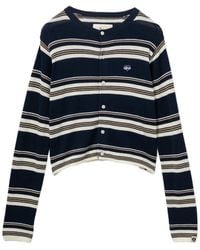 AAPE BY A BATHING AP - Striped Buttoned Cardigans - Lyst