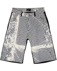 Rassvet (PACCBET) - Mesh-print Cotton Bermuda Shorts - Lyst