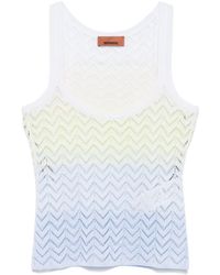 Missoni - Chevron-Pattern Tank Top - Lyst