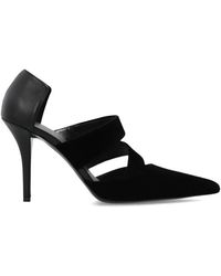 Balmain - Multi-Strap Pointed-Toe Heeled Pumps - Lyst