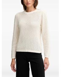 Pedro Del Hierro Madrid - Open-Knit Sweater - Lyst