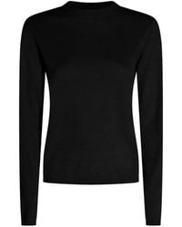 Max Mara - Crew-Neck Long-Sleeve Sweater - Lyst