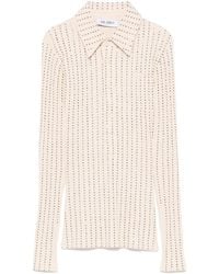 The Attico - Polo Con Strass - Lyst