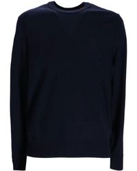 BOSS - Avac_C Sweater "NAVY" - Lyst