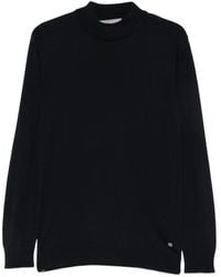 Carducci - High-Neck Wool Sweater - Lyst