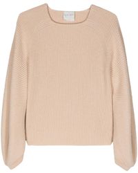 forte_forte - Boat-Neck Ribbed Jumper - Lyst