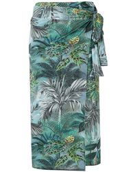 Lygia & Nanny Sarong Orixà con stampa - Verde