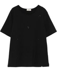Herno - Rhinestone-Embellished Short-Sleeve T-Shirt - Lyst