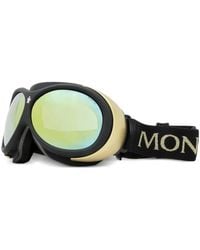 Moncler - Rounded-Lens Jacquard Ski Goggles - Lyst