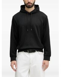 ARMANI EXCHANGE - Hoodie À Logo En Jacquard - Lyst