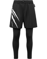 Philipp Plein - Jogginghose Im Layering-Look Mit Print - Lyst