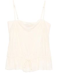 Reformation - Top sin mangas Silvia - Lyst