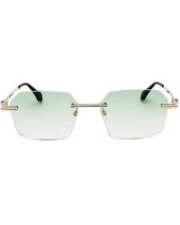 Palm Angels - Quartz Geometric Rimless Sunglasses - Lyst