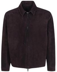 Giorgio Brato - Zip-Up Suede Jacket - Lyst