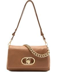 Liu Jo - Medium Lapuffy Logo-Plaque Chain-Strap Shoulder Bag - Lyst