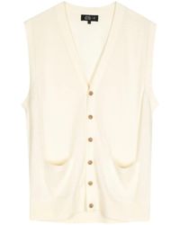 MAN ON THE BOON. - Gilet Con Scollo A V - Lyst