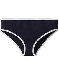 Miu Miu - Bas De Bikini En Maille Technique - Lyst