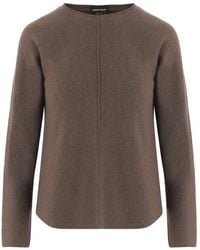Giorgio Armani - Seam-Detail Sweater - Lyst