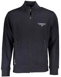 U.S. Grand - High-Neck Zip-Up Sweater - Lyst