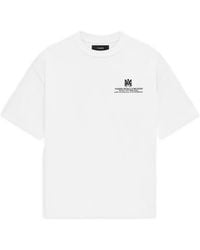 Amiri - Built On Dreams Logo-Print Cotton T-Shirt - Lyst