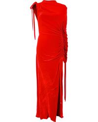 Monse Slim-fit Jurk Met Trekkoord - Rood