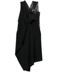 Junya Watanabe - Asymmetric Draped Gathered Midi Dress - Lyst