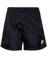 Moncler - Striped Swim Shorts - Lyst