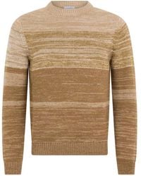 Malo - Striped-Pattern Sweater - Lyst