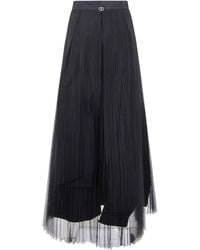 Twinset - Pleated Maxi Skirt - Lyst