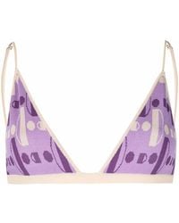 Dodo Bar Or - Knitted Triangle Bra Top - Lyst
